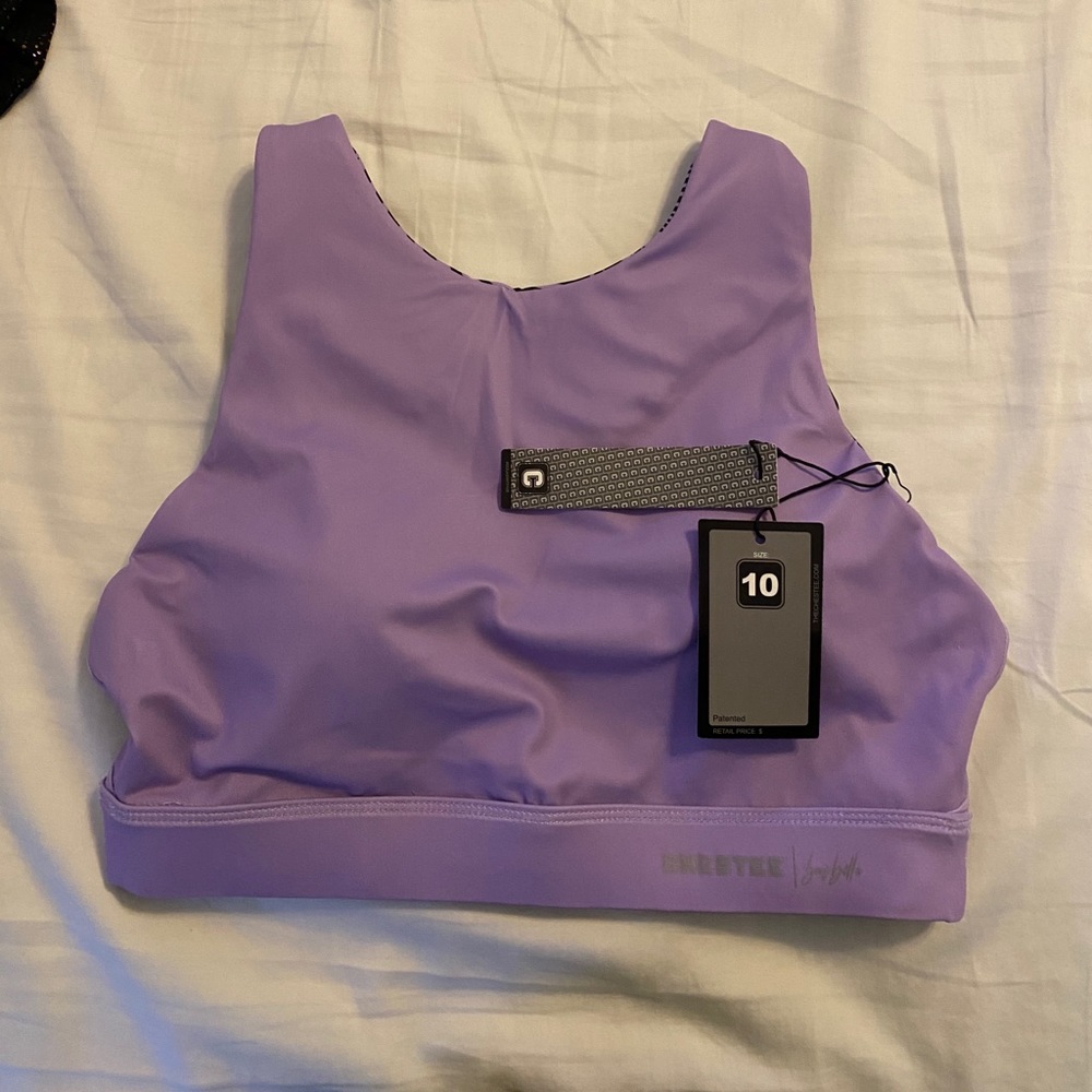 Chestee/Barbella collaboration sports bra